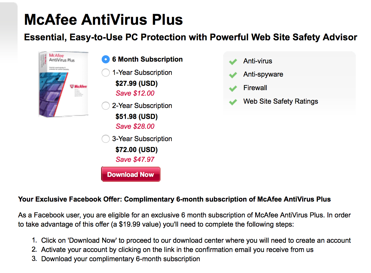 Mcafee Antivirus Trial Version Free Download For Pc