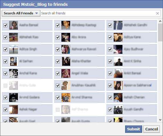 Select-All-Facebook-Friends-Chrome