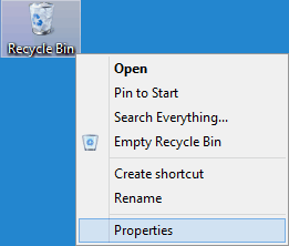 Recycle-Bin-Properties