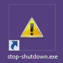 stop-shutdown