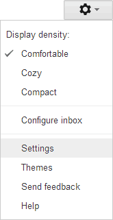 Gmail-Settings