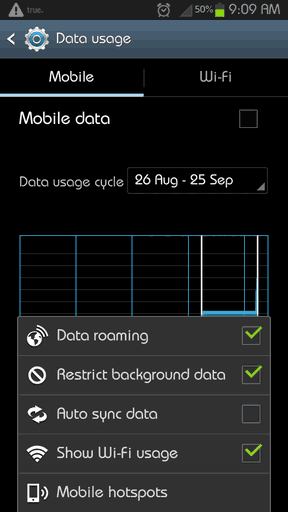Restrict-Background-Data-Android