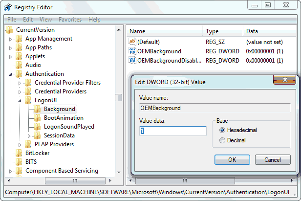 Change-Windows-7-Logon-Screen-Registry-Editor