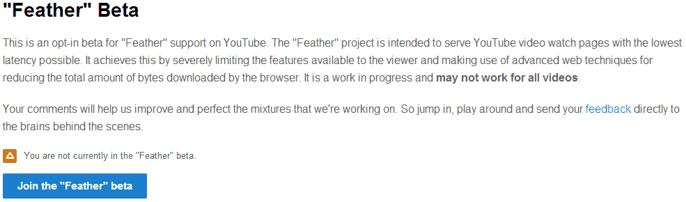 Make-YouTube-Faster-With-Feather-Beta
