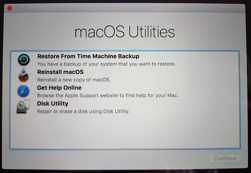 how to repair mac disk in recovery mode